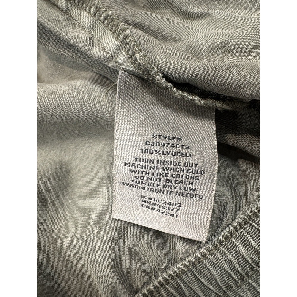 Sanctuary Utility Jacket Women's Small Zip-up 4-Pocket Elastic Waist Military - Picture 6 of 11